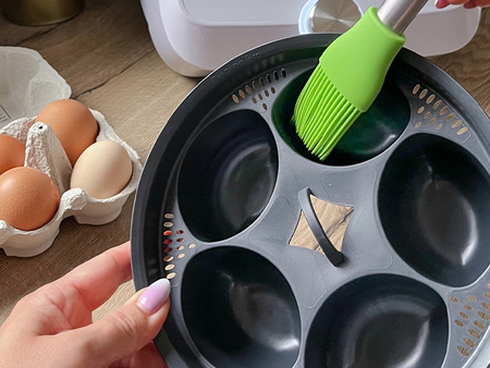 WKŁADKA DO GOTOWANIA JAJEK THERMOMIX MONSIEUR SMART CONNECT NA 5 JAJEK SZARA CZĘŚĆ ZAMIENNA