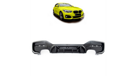 Tylny dyfuzor Gloss Black BMW 1 F20 F21 Facelift 2015-2019