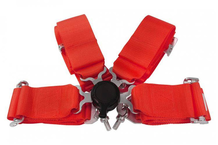 Pasy sportowe 4p 3" Red - Quick