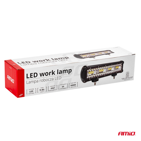 Lampa robocza panelowa LED szperacz AWL21 80LED 12V 24V AMIO-02435