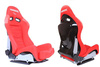 Fotel sportowy LOW MAX K608 Welur Bride Red