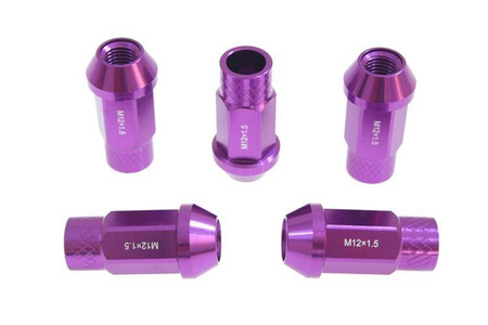 Nakrętki JBR 50mm M12 x1.5 PURPLE