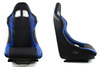 Fotel sportowy MONZA RACE PLUS Skóra Blue