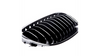 Grill sportowy pojedyncze żeberka Gloss Black  BMW 5 (E60) Sedan (E61) Touring 2003-2010