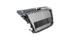 Grill sportowy Gloss Black AUDI A3 Facelift 2008-2012
