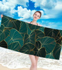 RĘCZNIK PLAŻOWY KĄPIELOWY 100 X 180 CM MIKROFIBRA DUŻY SZYBKOSCHNĄCY MIĘKKI KOLOROWY