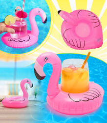 DMUCHANA PODSTAWKA NA NAPOJE PŁYWAJACY UCHWYT NA DRINKI NADMUCHIWANY STOJAK NA KUBKI