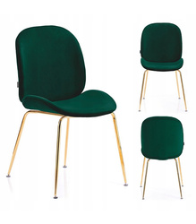 KRZESŁO FLORIN GLAMOUR NOWOCZESNE VELVET DO JADALNI SALONU