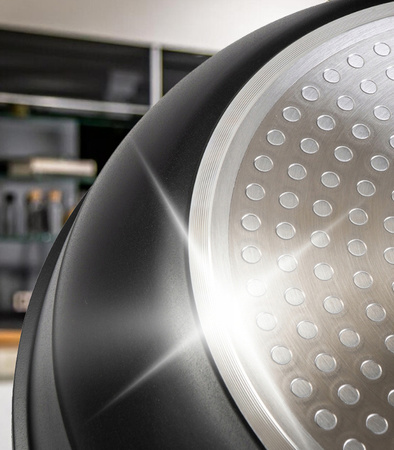 ZESTAW GARNKÓW ALUMINIOWYCH POWŁOKA NON-STICK 9 ELEMENTÓW INDUKCJA GAZ PIEKARNIK