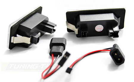 LAMPKI TABLICY OŚWIETLENIE 3x LIGHTS CLEAR BMW E90 / F30 / F32 / E39 / E60 / F10 / X3 / X5 / X6