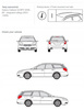 Bagażnik dachowy belki Subaru Outback MPV III 5d