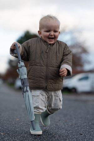 Parasol przeciwdeszczowy FOLLOW the duck - Dusty blue