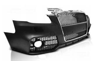 Zderzak przedni AUDI A4 04-08 RS STYLE CHROME BLAC