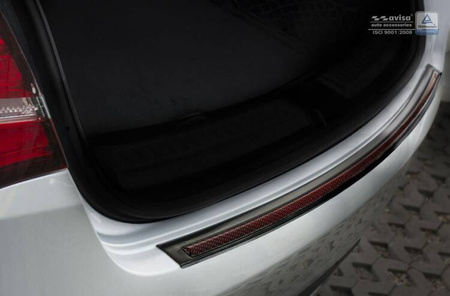 Nakładka na zderzak tylny do MERCEDES GLE klasa Carbon+Stal