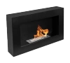 Biokominek wiszący 650x400 Box czarny strukturalny mat