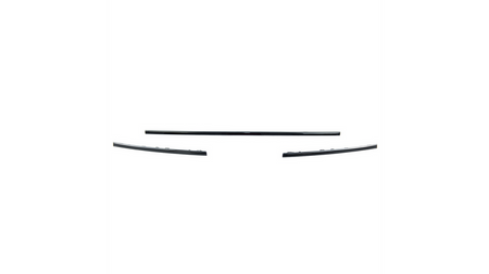 Listwy przedniego zderzaka Gloss Black VW TRANSPORTER MULTIVAN T6 2015-2020