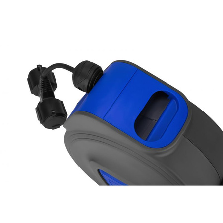Przedłużacz ze zwijaczem 3x1,5mm 20m KD4047