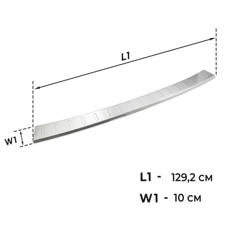 Listwa tylnego zderzaka Ford Transit Courier V769 MPV II 2023-
