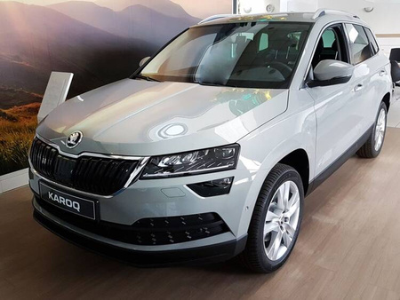 Nakładka na zderzak tylny Skoda Karoq (Stal)