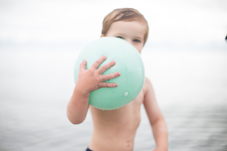 Piłka Scrunch - Błękitny