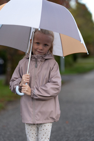 Duża Parasolka automatyczna FOLLOW the duck - Blush rose