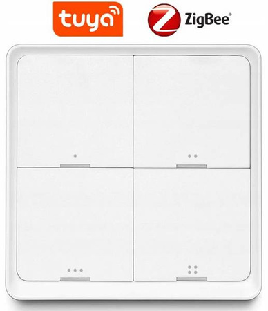 Pilot przycisk sceny TUYA ZigBee 4 kanały 12 SCEN