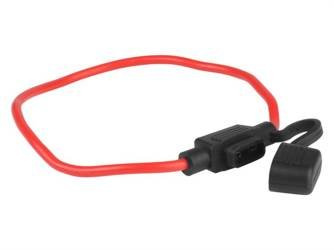 Oprawa bezpiecznika MINI hermetyczna, przewód 30cm, 1.8mm kw