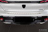 Nakładka na zderzak tylny do Peugeot 308 3 Hatchback (Stal)