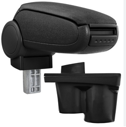 Podłokietnik OPEL ADAM czarny materiał