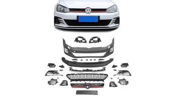 Przedni zderzak sport SRA Grille LED Lampy przeciwmgielne VW GOLF VII przed liftem 2013-2017