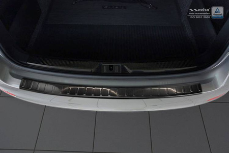 Nakładka na zderzak tylny Skoda Superb 2 Kombi (Czarna)  
