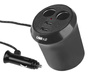 Rozgałęziacz zapalniczki "Kubek" 12/24V podwójny, 2 USB 1000 mA