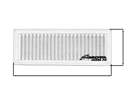 Wkładka SIMOTA OC001 304X115mm