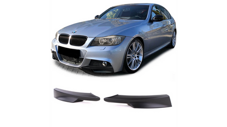 Dokładka przedniego zderzaka Matt Black BMW 3 E90 E91 Facelift 2008-2011