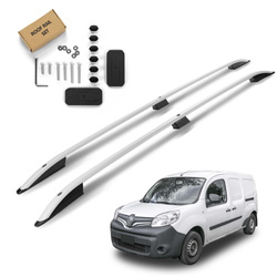Relingi dachowe Renault Kangoo II FW/KW L2 | Maxi 2008-2022 Srebrny LONG