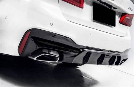 DYFUZOR TYLNY BMW G30 G31 17- M5 DESIGN BLACK GLOS