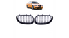 Grill sportowy podwójne żeberka Gloss Black BMW 5 E60 E61 2003-2010