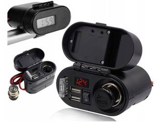 Gniazdo zapalniczki ładowarka Cyrus 12/24V 1/2.1A