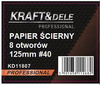 Papier ścierny 50szt. krążek 125mm P40 na rzep KD11807