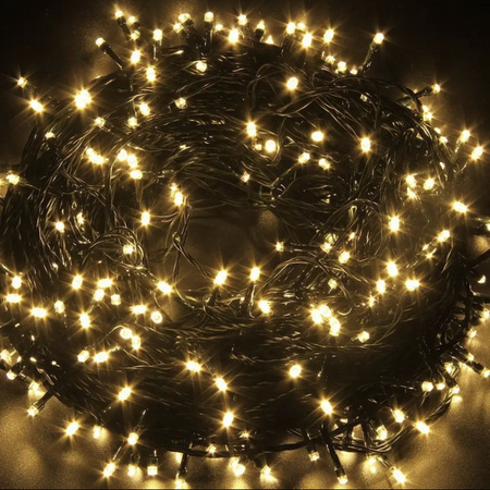LAMPKI CHOINKOWE 500 LED ZEWNĘTRZNE WEWNĘTRZNE 100M OŚWIETLENIE ŚWIĄTECZNE