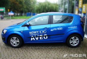 Chevrolet Aveo HB listwy boczne
