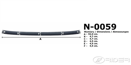 Toyota Corolla SD XII 2019- nakładka na zderzak