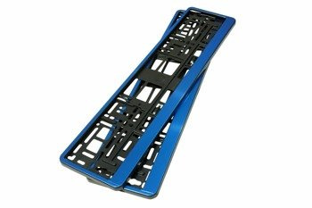 Ramki pod tablice rejestracyjna Niebieska 2szt