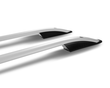 Relingi dachowe Volkswagen Transporter VI T6.1 L1 | SWB 2019-2023 Srebrny SHORT