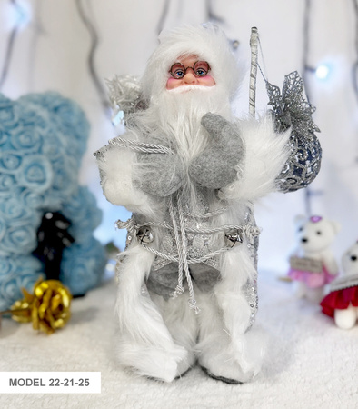 MIKOŁAJ TAŃCZĄCY GRAJĄCY ŚWIĄTECZNY FIGURKA LALKA OZDOBA ŚWIĄTECZNA DEKORACYJNA NA ŚWIĘTA