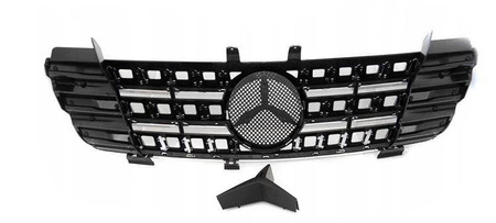 Grill atrapa Mercedes W164 05-08 black chrome