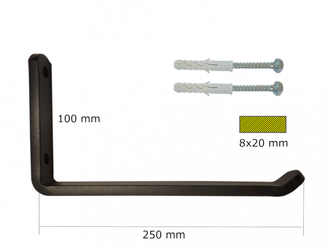 Wieszak 8x250 Wieszaki24