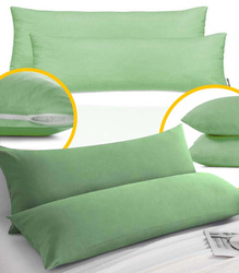 POSZEWKA DEKORACYJNA NA PODUSZKĘ AMBER 40 X 145 2 SZT OZDOBNA MIĘKKA BAWEŁNA JERSEY ZAMEK BŁYSKAWICZNY DO SYPALNI SALONU