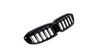 Grill sportowy podwójne żeberka Gloss Black  BMW 3 (G20) Sedan (G21) Touring przed liftem 2019-2022