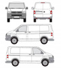 Platforma dachowa bagażnik dachowy VW T5 T6 L1H1